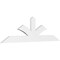 Ekena Millwork Richland Architectural Grade PVC Gable Bracket, 84"W x 24 1/2"H x 2"D x 6"F, 7/12 Pitch GBP084X25X0206RIC00 - alternate 1